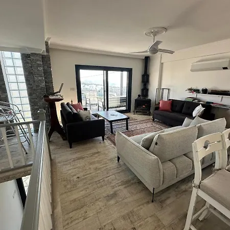 Tranquil Seaview With Private Pool In Apartment Bodrum