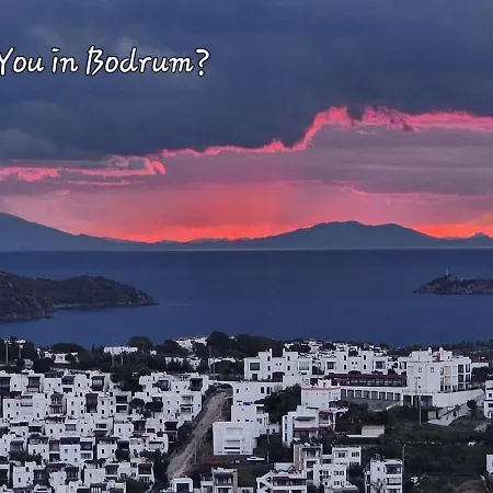 Tranquil Seaview With Private Pool In Lägenhet Bodrum
